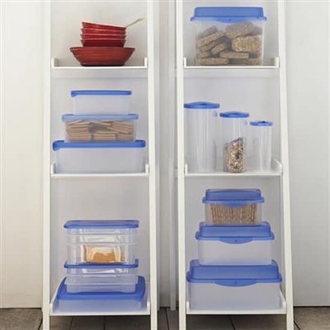 Sunware - Club Cuisine 3.8L Transparent Blue Food Storage Container - 29 x 19 x 9.5 cm