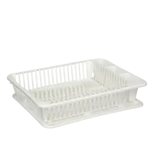 Sunware  Afdruiprek Met Onderblad Wit