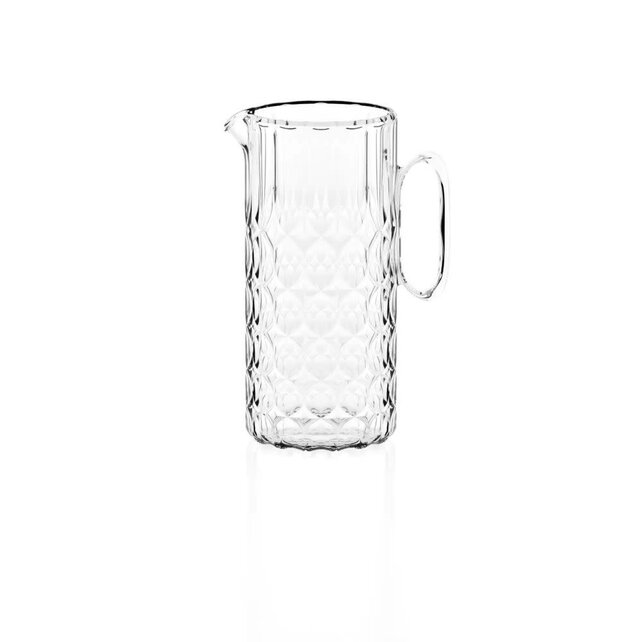 Guzzini Vanity Waterkan Transparant – Bio-based Acryl met Deksel