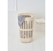 Brabantia Collect-It Panier à Linge 55L avec Couvercle – Plastique Recyclé et Aération
