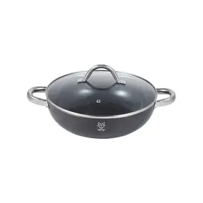 Wok 28cm avec Couvercle – Tous Feux