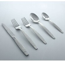Metropolitan Cinne Citta Besteckset 30-teilig – 18/10 Edelstahl mit Wellenstruktur