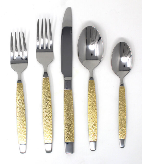 Holister Metropolitan Citta Besteckset 30-teilig – 18/10 Edelstahl mit Gold Akzent