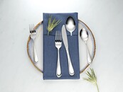 Hampton Forge Swirl 58pc Flatware Set – 18/0 Stainless Steel