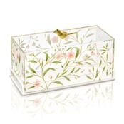 Waterdale Floral Bird Rectangular Cake Dome – Lucite Cover for Cakes & Desserts