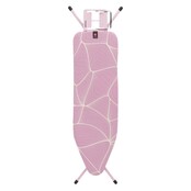 Brabantia Strijkplank B 124x38 cm Lilac – Compacte Stoom Strijktafel met Verstelbare Hoogte