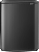 Brabantia Bo Touch Bin Waste Bin - 1 Compartment - 60 liters - Confident Grey