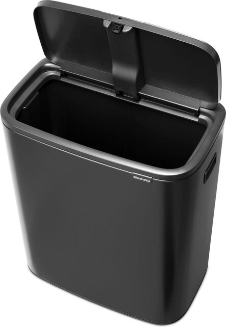 Brabantia Bo Touch Bin Waste Bin - 1 Compartment - 60 liters - Confident Grey