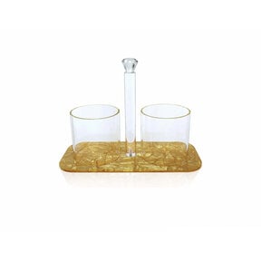 Brilliant  Acrylic Cup Holder Gold