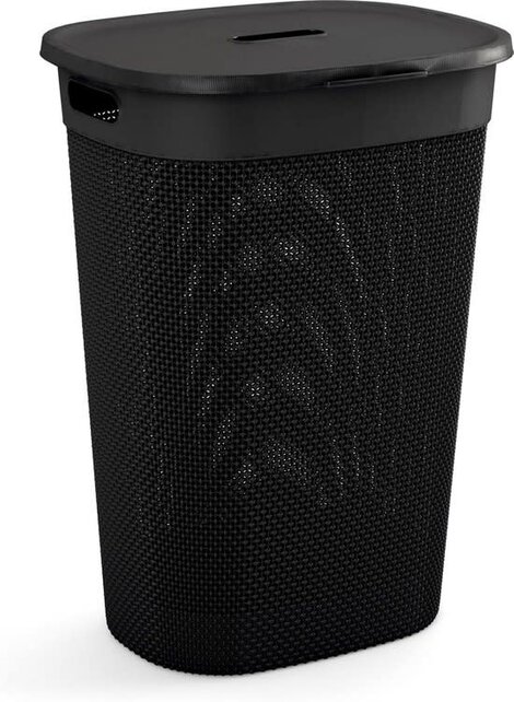 Curver Filo Wäschebox Schwarz 55L 44 x 35 x h61cm
