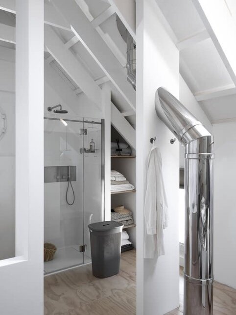 Curver Filo Boîte à Linge Noire 55L 44 x 35 x h61cm