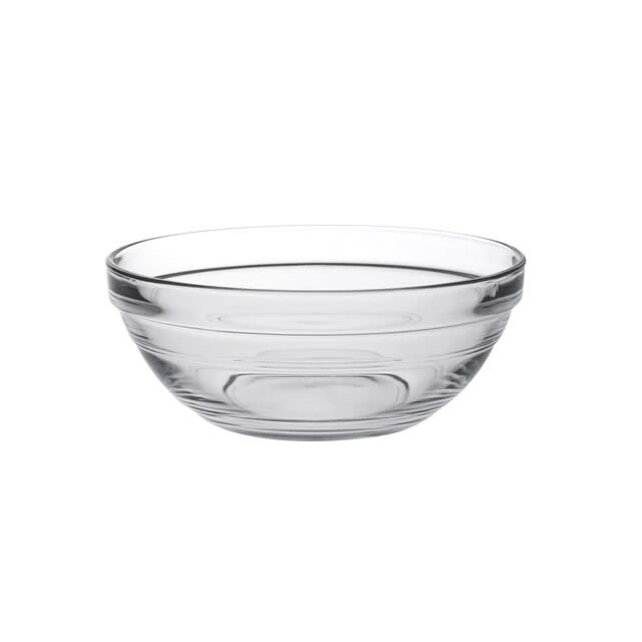 Luminarc Lot de 6 Bols en Verre Empilables 14 cm – Bols Résistants pour Cuisine et Service