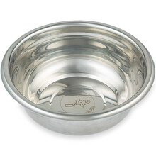 Edelstahl Waschschale 30 cm Silber