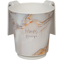 Thick Bambooo Washing Cup 14 cm with Printing