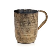 Novell Polished Gold Stainless Steel Hand Wash Cup - Golden Pine