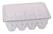Boîte de Rangement Œufs 12 Compartiments avec Couvercle