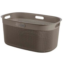 Laundry Basket 45L Cappuccino with Handles