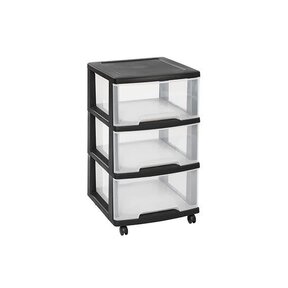 Essentials Ladesysteem 3x20 LWielen Zwart -Transparant