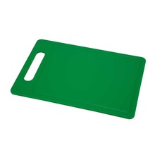 Green Cutting Board 38 cm with Juice Groove