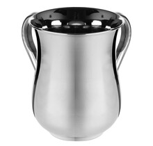 Stainless Steel Washing Cup On Base Shinny Polished