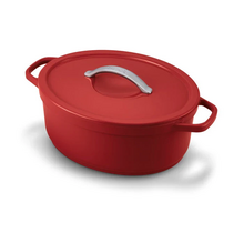 Beka Plume R no Ovalen Kookpot 31cm Rood 6Lt.