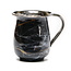 Paldinox Paldinox Black Marble Effect Wash Cup with Polished Handles