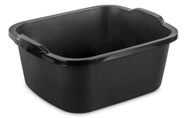 Dishpan-Rect- Black 18Qt-17L