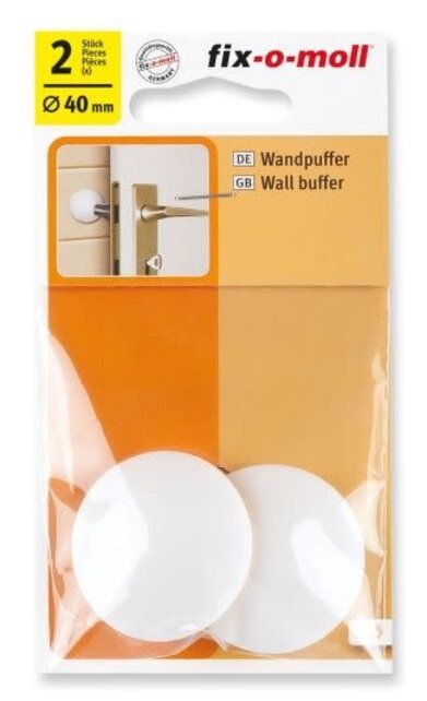 Fix-o-moll Wandbeschermer Wit 40mm