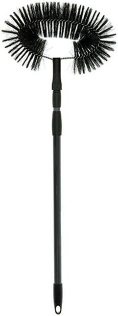 Halve Maan Borstel Met Steel