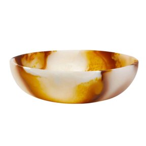 Schale Amber Marmoriert Resin Matt Ø16,5 cm