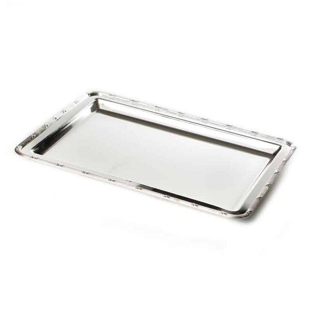 Novell Plateau Rectangulaire en Argenté