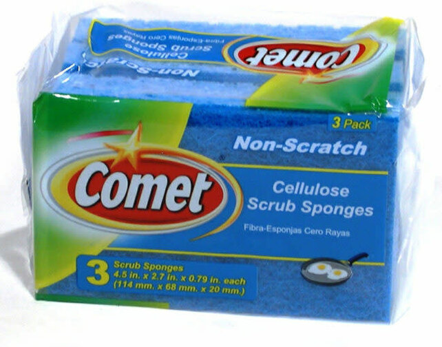 Comet 3 Cellulose Scrub Sponges