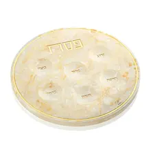 Resin Seder Plate gold