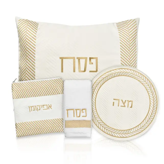 Herringbone Pesach Set
