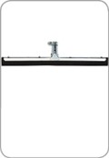 Metal floor squeegee foam black 45 cm