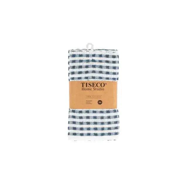 Tiseco Blauwe Vaatdoeken Set 6