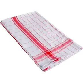 Handdoek Adalynne 50x70 cm rood pak 3 stuks