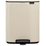 Brabantia Brabantia Bo Pedaalemmer - 12 liter - Soft Beige