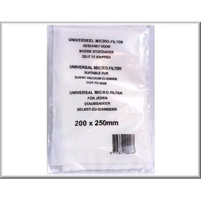 Universeel Microfilter - 200 x 250mm - Stofzuigerfilter