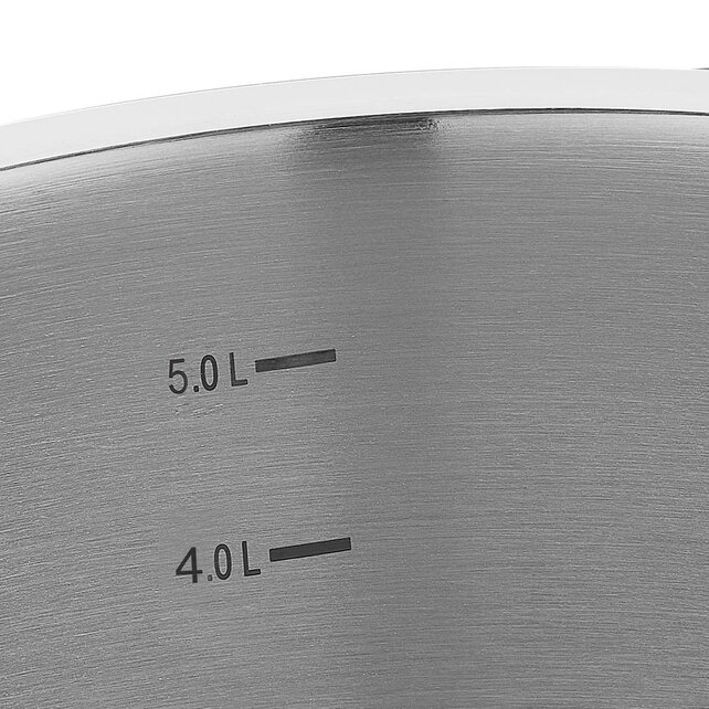 Korkmaz Proline Edelstahl Topf 6.2L Silber induktionsgeeignet