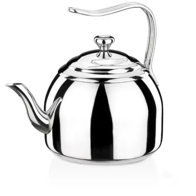 Korkmaz Droppa Stainless Steel Tea Pot 3.5L - Induction Ready Solar Base