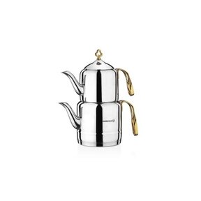 Stainless Steel Teapot Set 1.1L + 2L