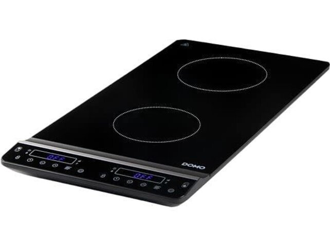 DOMO  Freestanding Double Induction Hob 3100W with Touch Controls