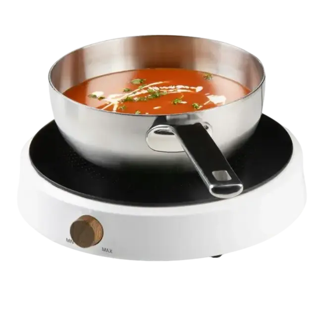 Domo Induktionskochplatte 1 Zone 2000W Rundes Design