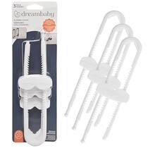 Dreambaby  Child Safety Cabinet Locks for Doors & Cupboards 3 Pack White