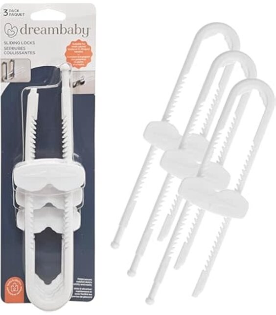 Dreambaby  Kindersicherung für Schränke & Türen 3 Stück Weiß