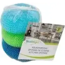 Keukenspons Polyester 3 Stuks