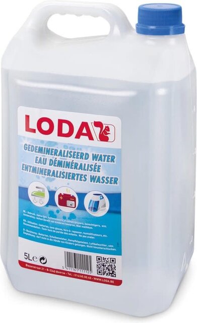 Loda eau déminéralisée 5L – sans calcaire pour fer, batterie et humidificateur