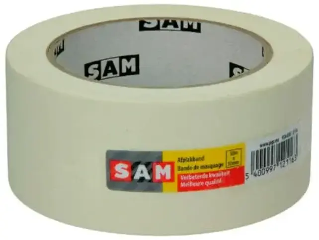 SAM ruban de masquage 50mm x 50m – bords nets sans résidus de colle