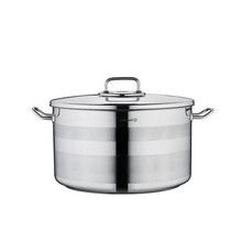Korkmaz Astra2 RVS kookpot met deksel – inductie geschikt & gelijkmatige warmteverdeling